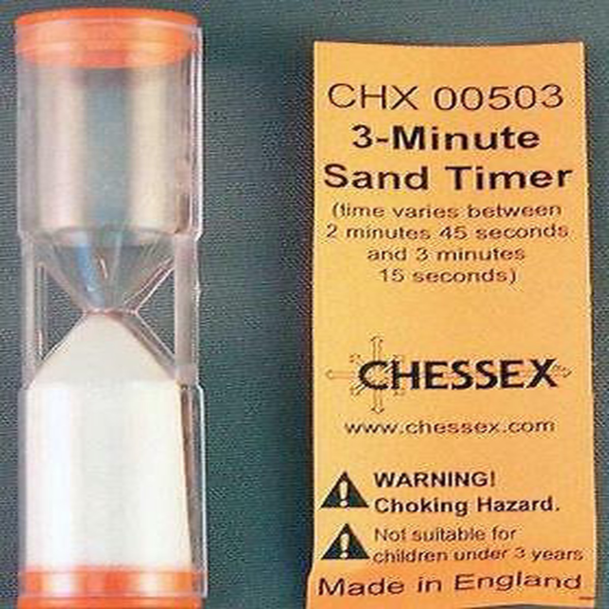 Chessex Sand Timer: 3 Minute (00503)