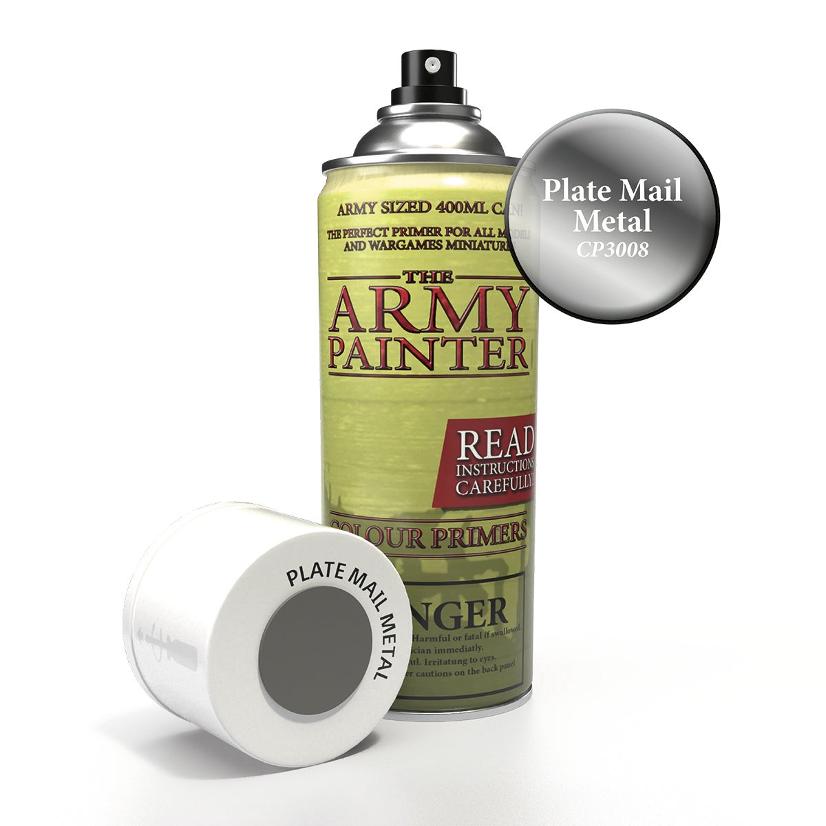 Colour Primer Spray: Plate Mail Metal