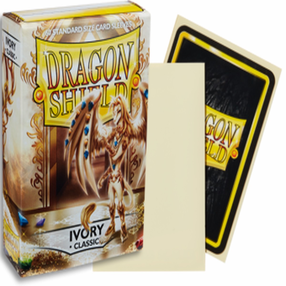 Dragon Shield Classic Standard Sleeves 60ct Ivory (10717)
