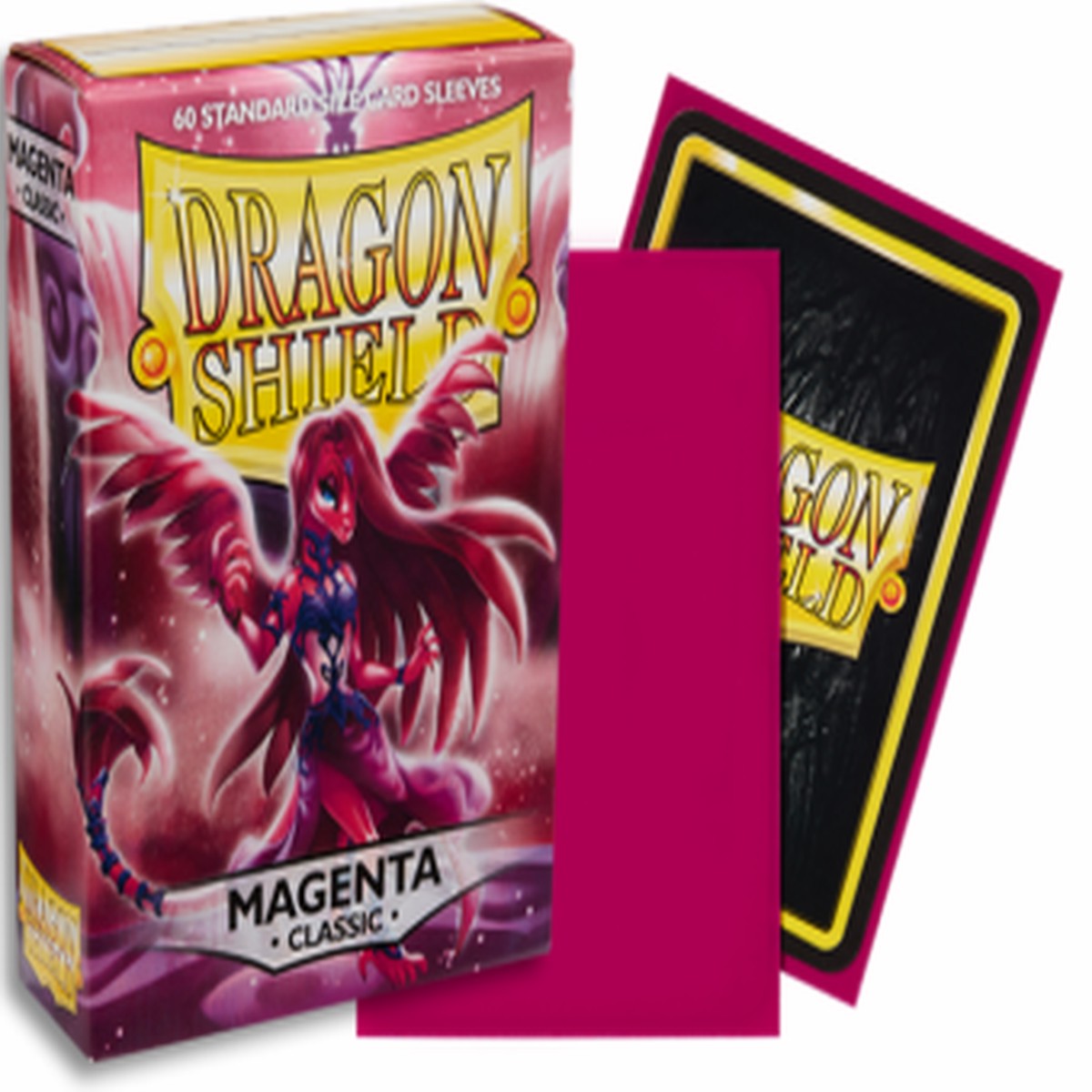 Dragon Shield Classic Standard Sleeves 60ct Magenta (10726)