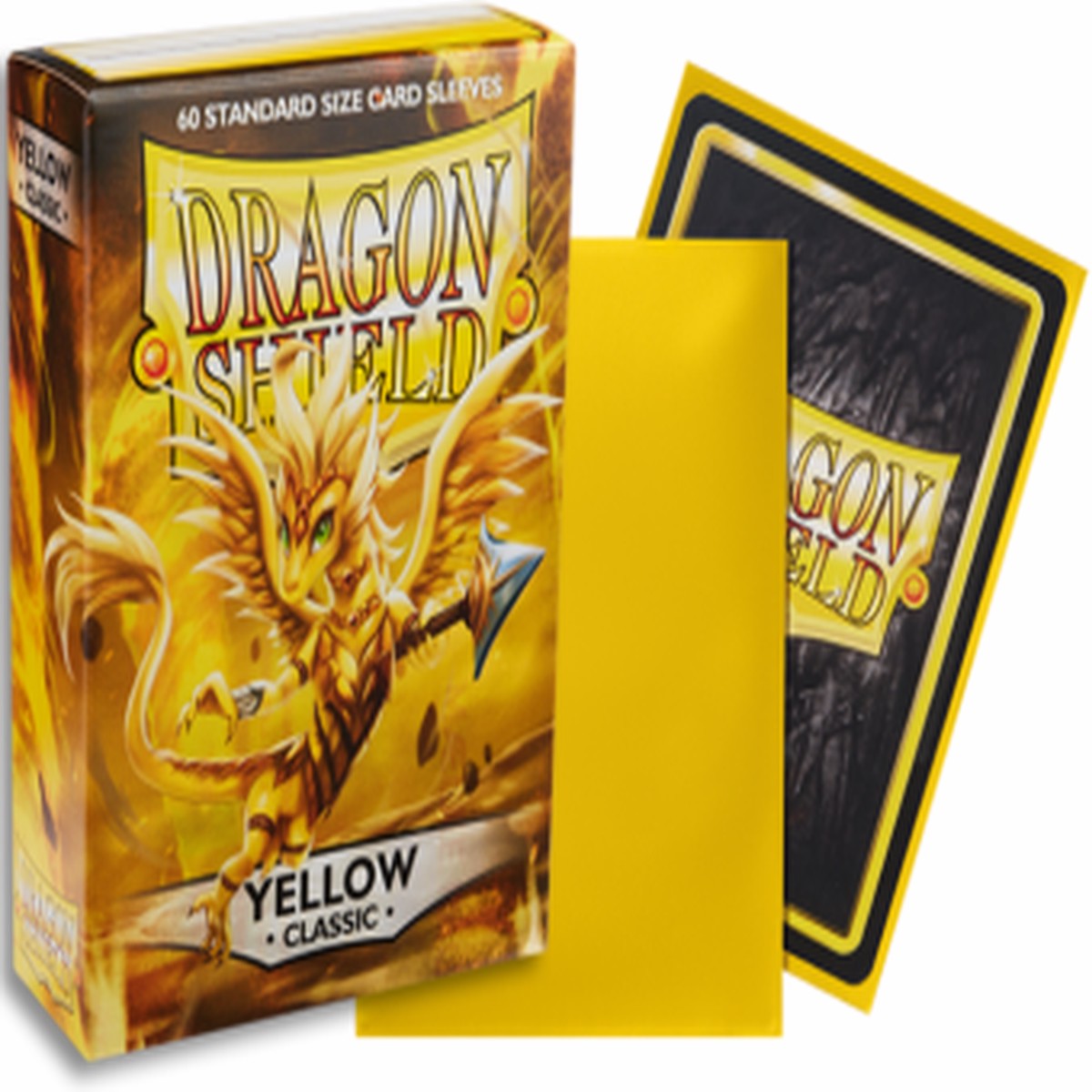 Dragon Shield Classic Standard Sleeves 60ct Yellow (10714)
