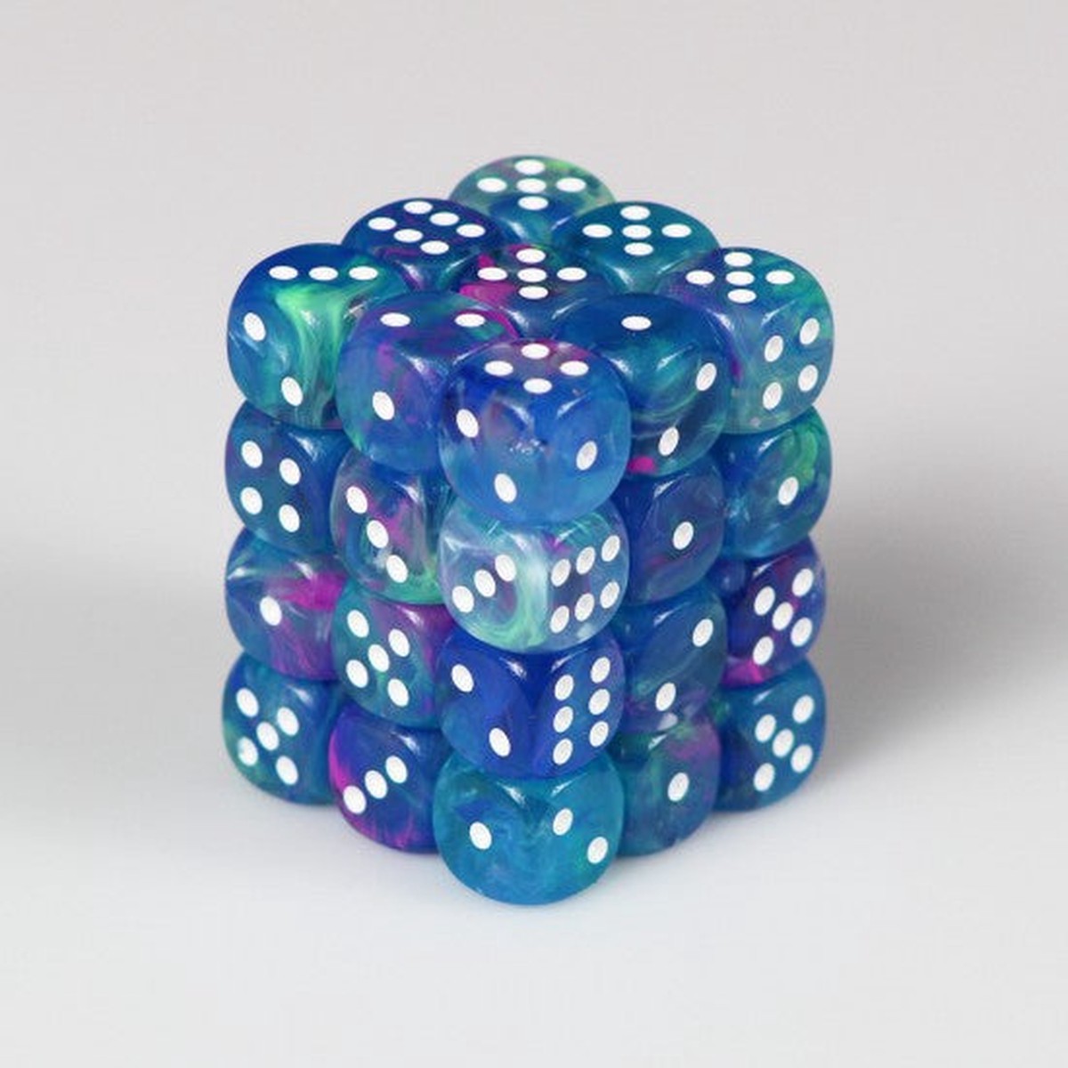 Chessex 12mm Festive Waterlily 36ct D6 Set (27946)