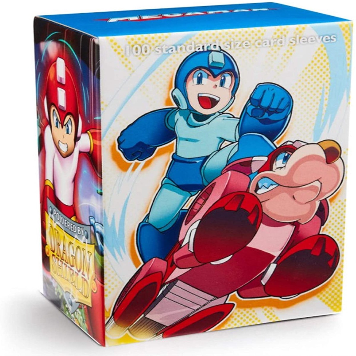 Dragon Shield Classic Art Standard Sleeves 100ct Mega Man & Rush