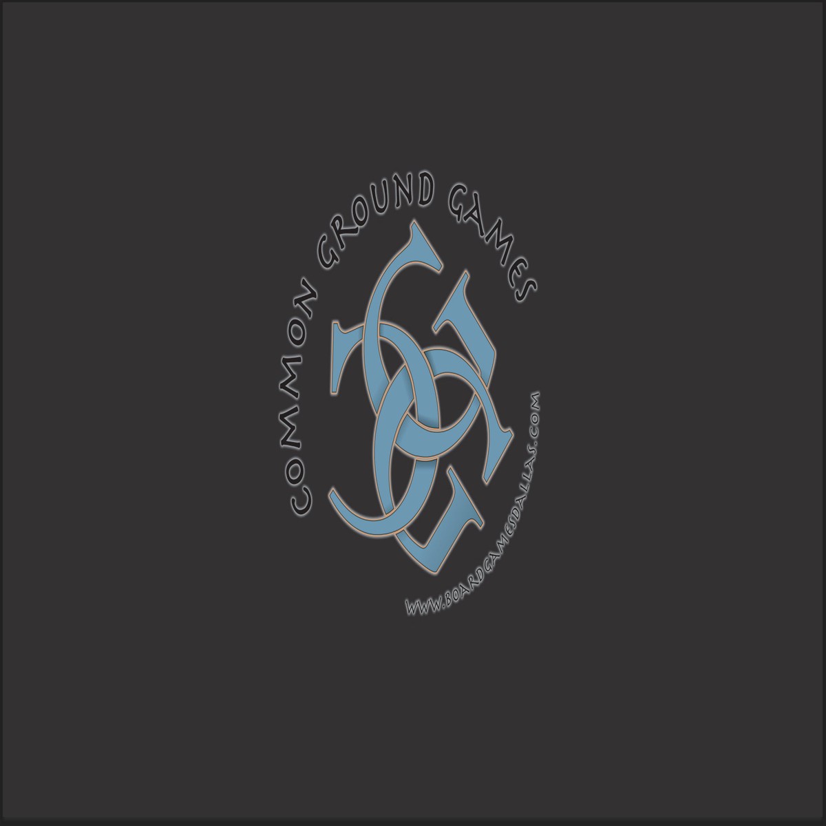 Playmat Common Ground Games Logo 2019 Black