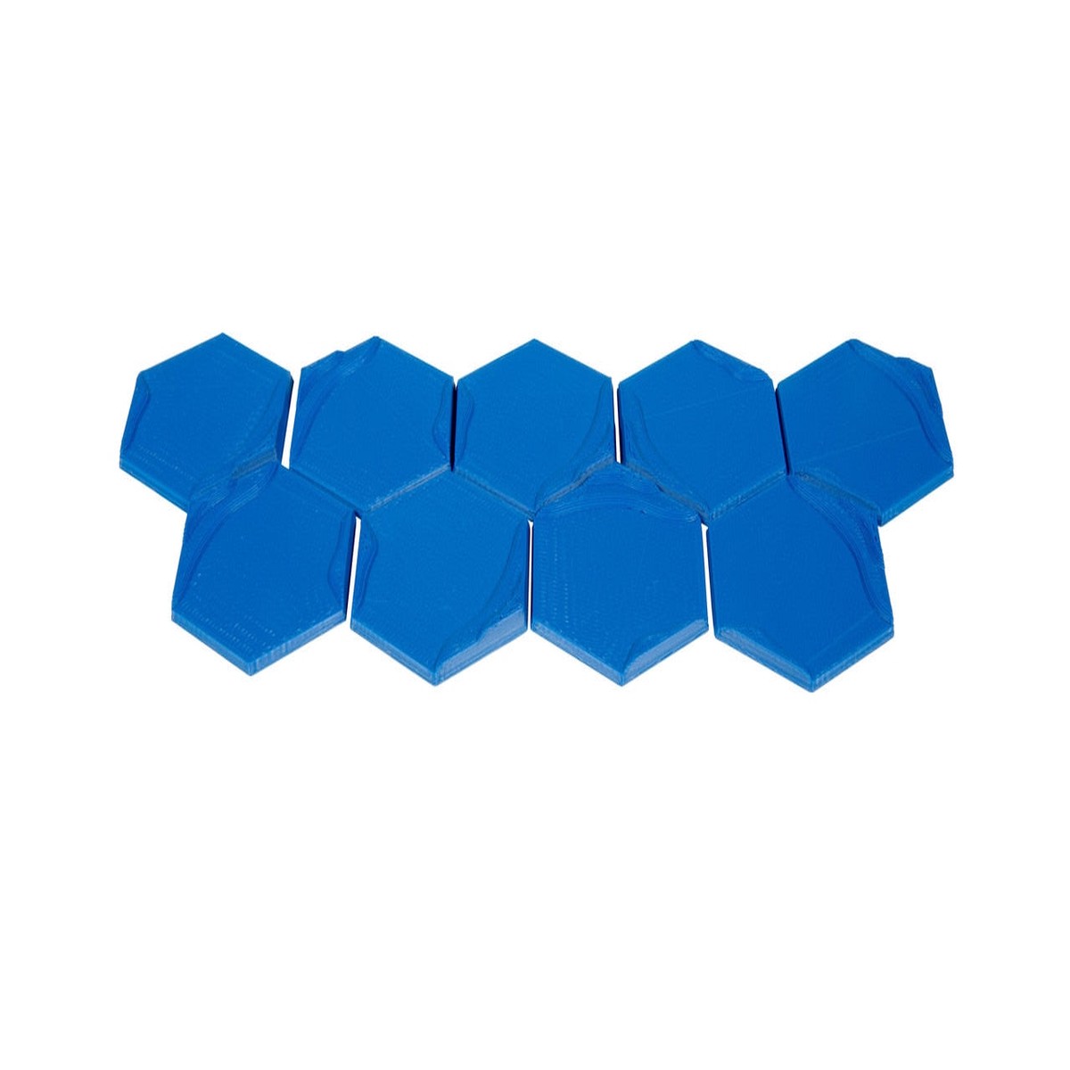 Broken Token 3D Ocean Hex Tiles 9ct