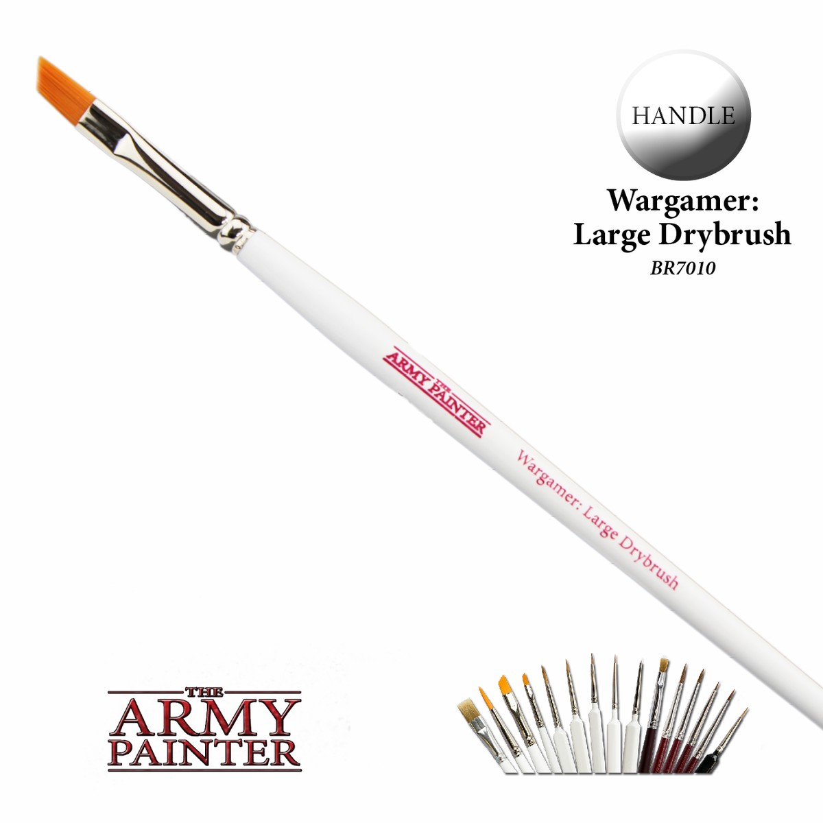 The Army Painter Wargamer Paint Brush: Large Drybrush