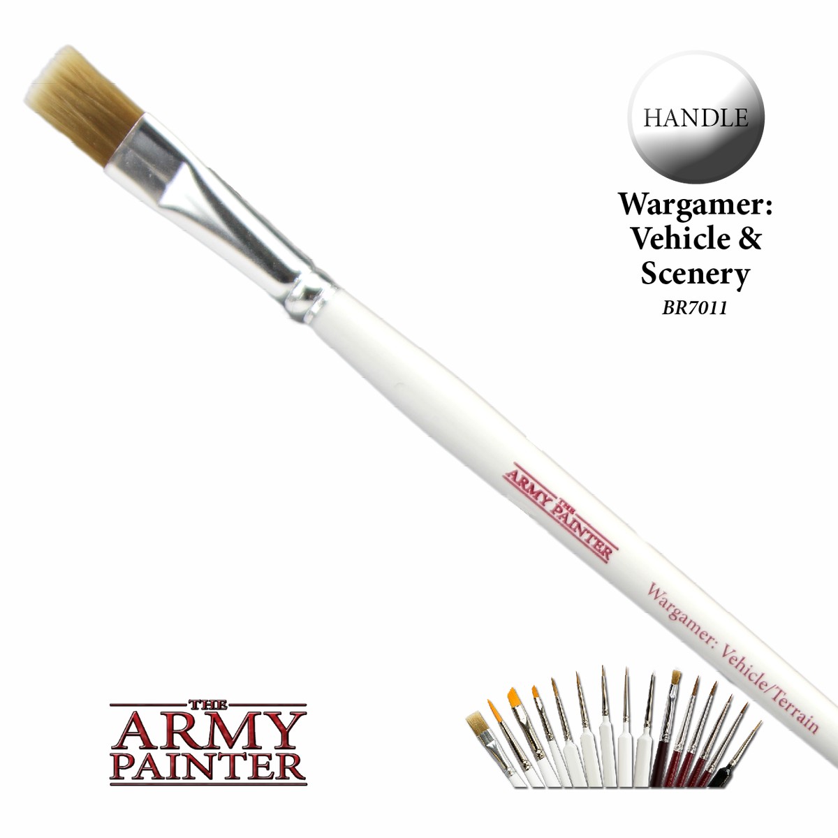 The Army Painter Wargamer Paint Brush: Vehicle & Scenery
