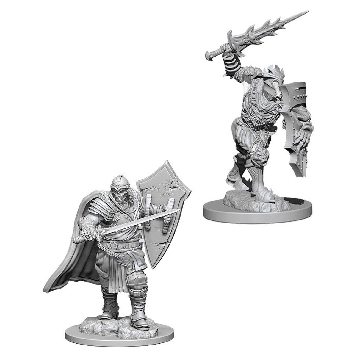 D&D Nolzur's Marvelous Unpainted Miniatures: Death Knight & Helmed Horror
