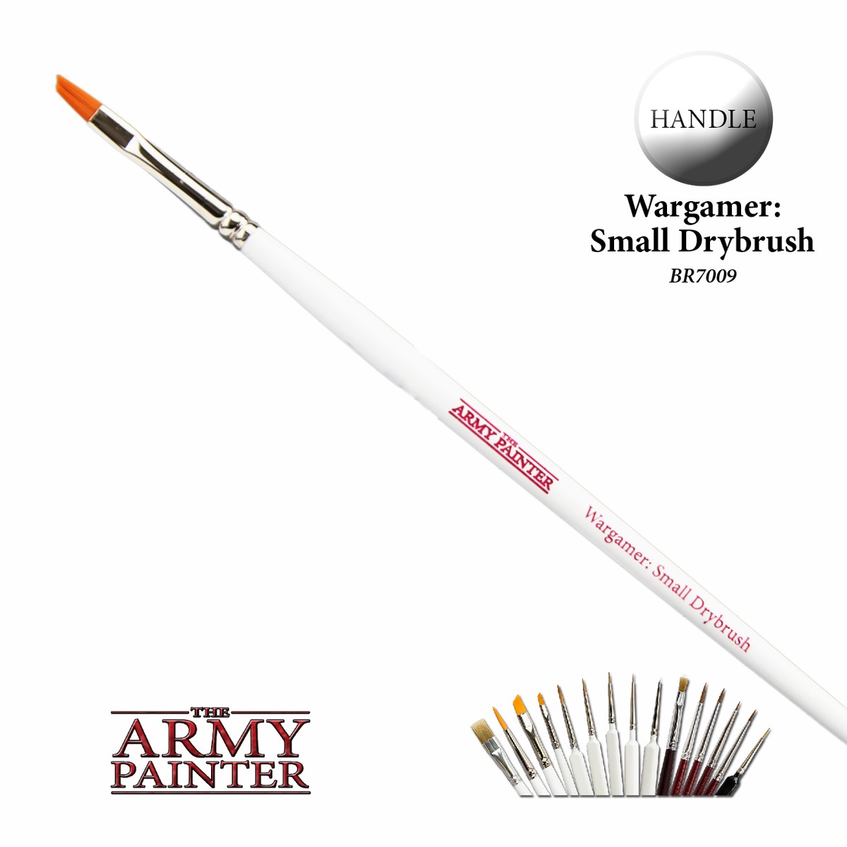 The Army Painter Wargamer Paint Brush: Small Drybrush
