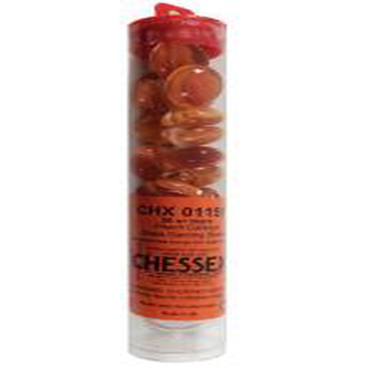 Chessex Orange Catseye Glass Stones in Tube (01151)