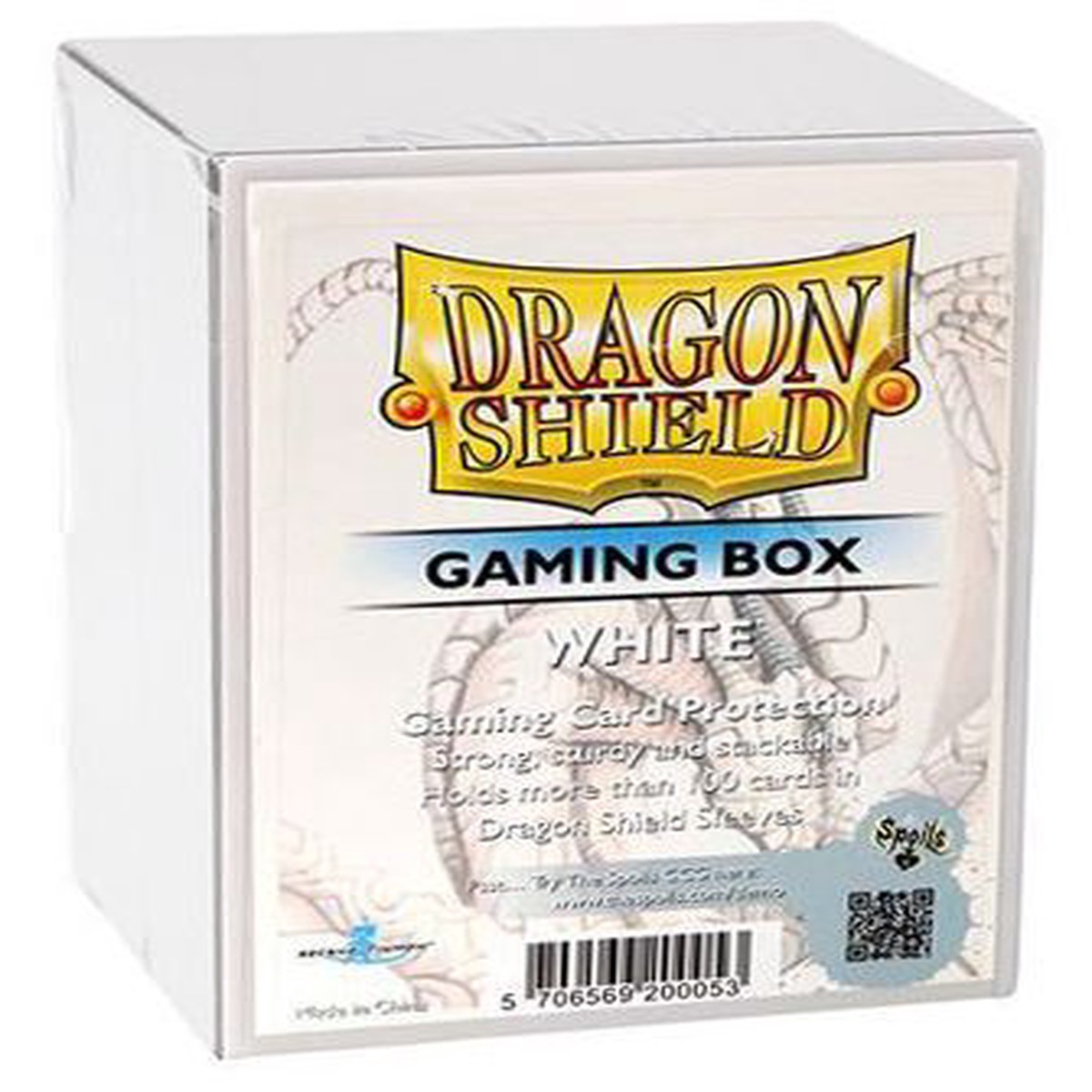 Dragon Shield Gaming Deck Box White (20005)
