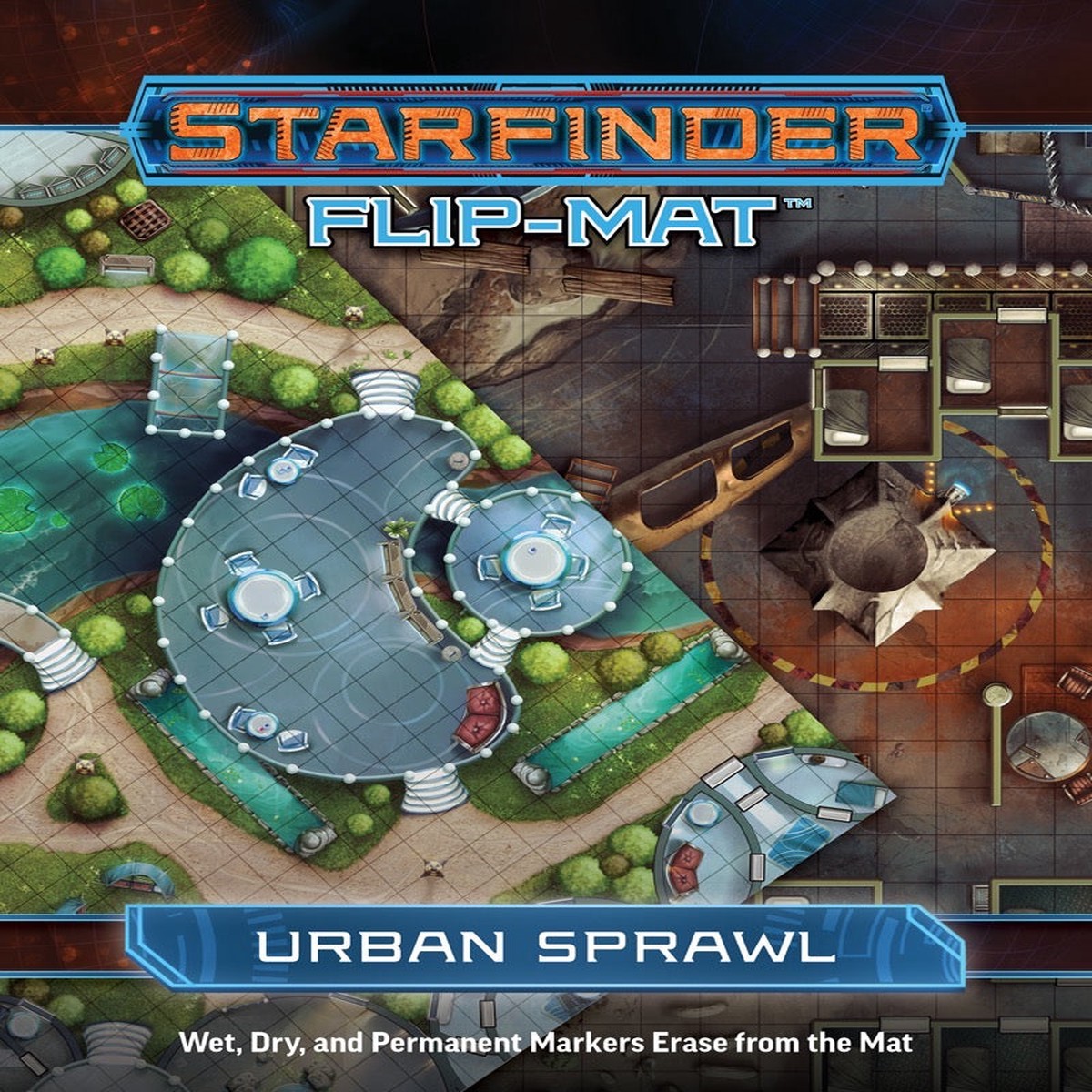 Starfinder Flip Mat Urban Sprawl