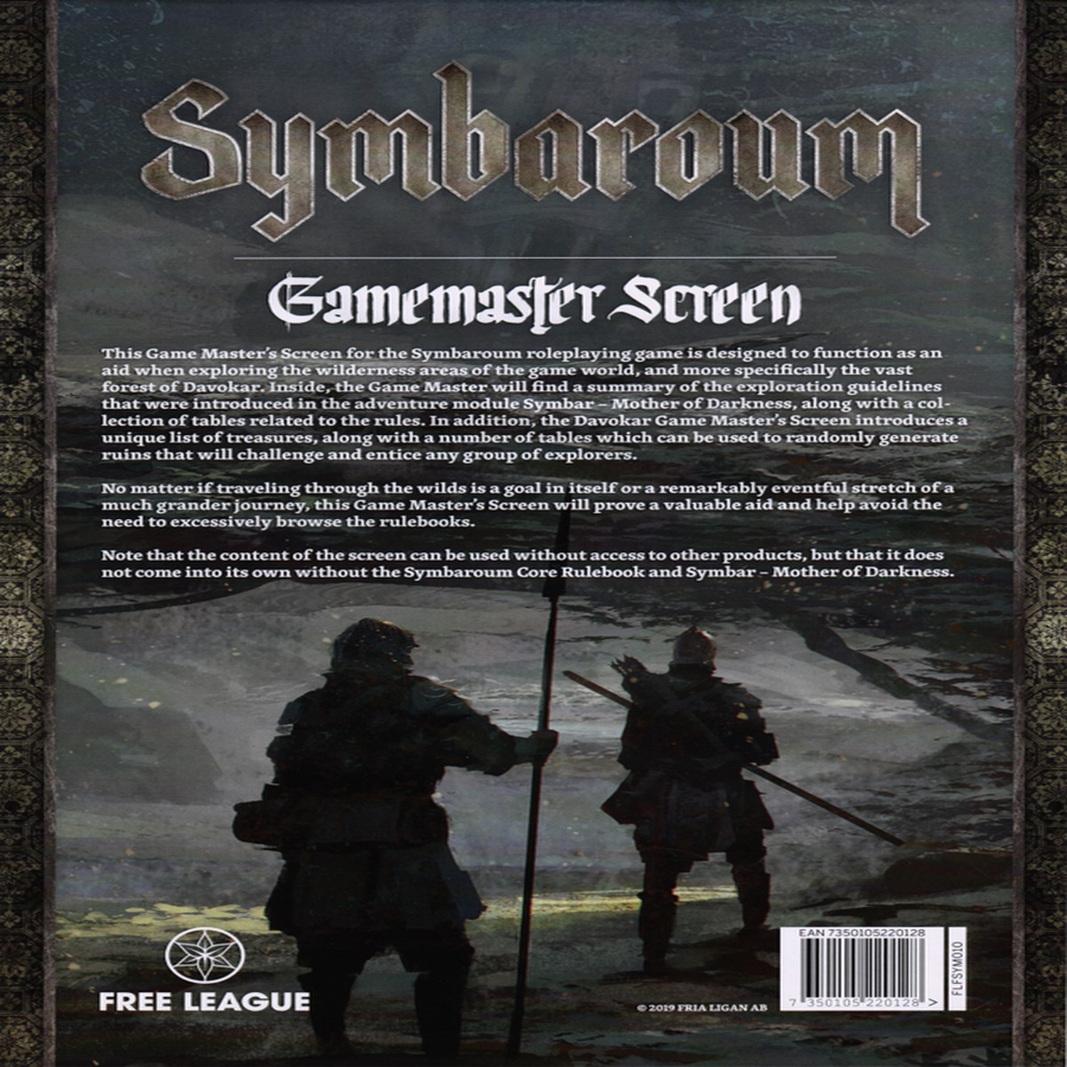 Symbaroum RPG: Gamemaster Screen