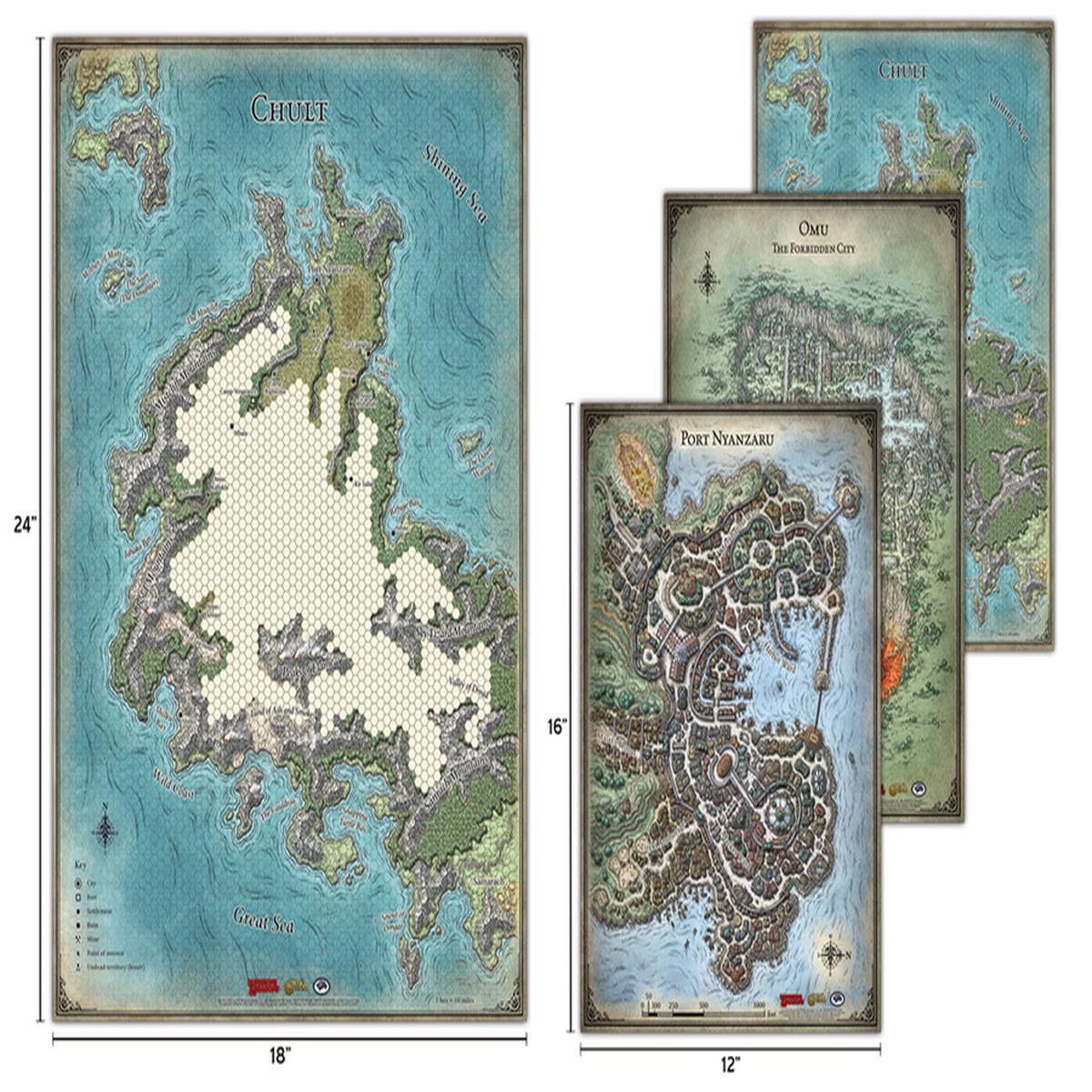 D&D 5e Tomb of Annihilation Map Set