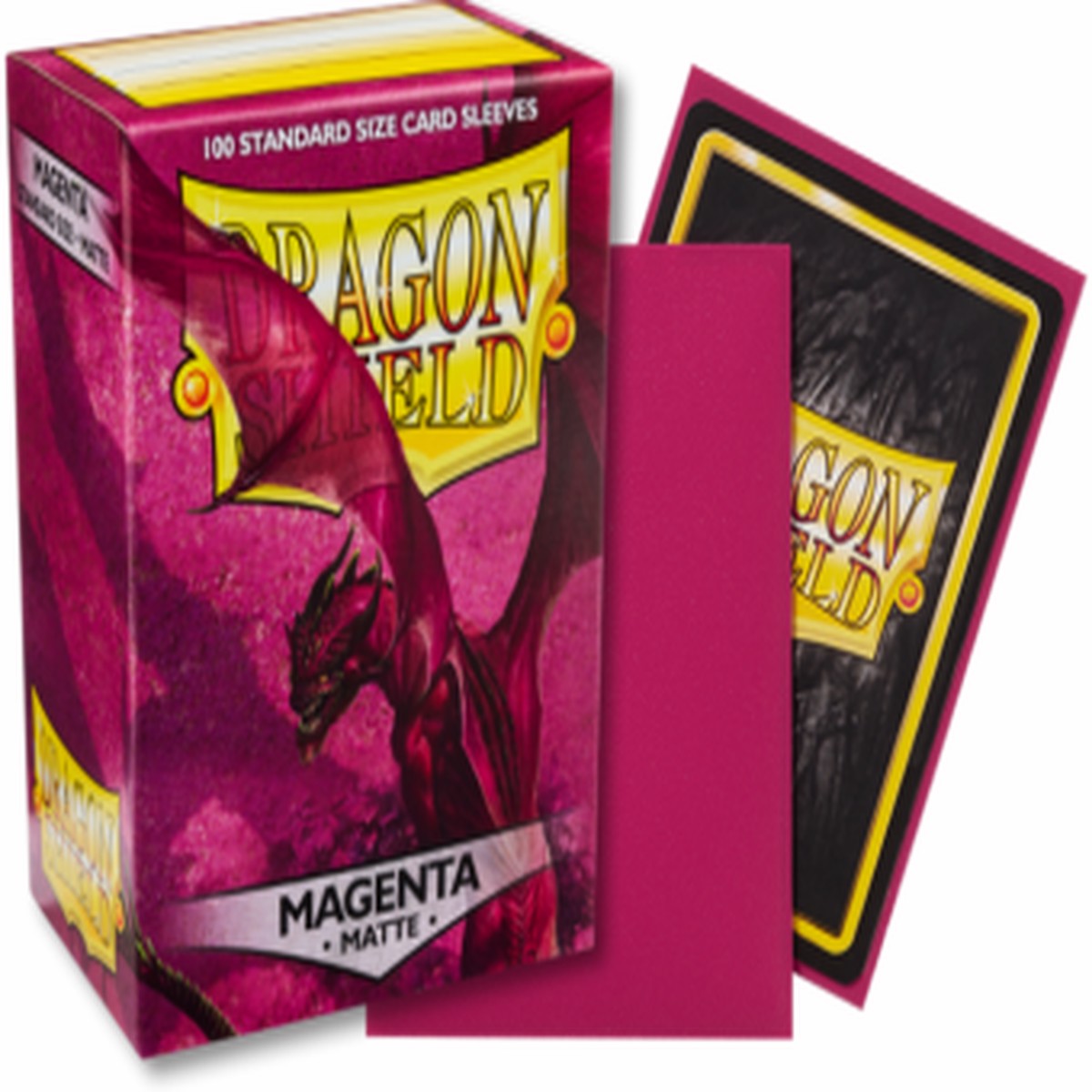 Dragon Shield Matte Standard Sleeves 100ct Magenta (11026)