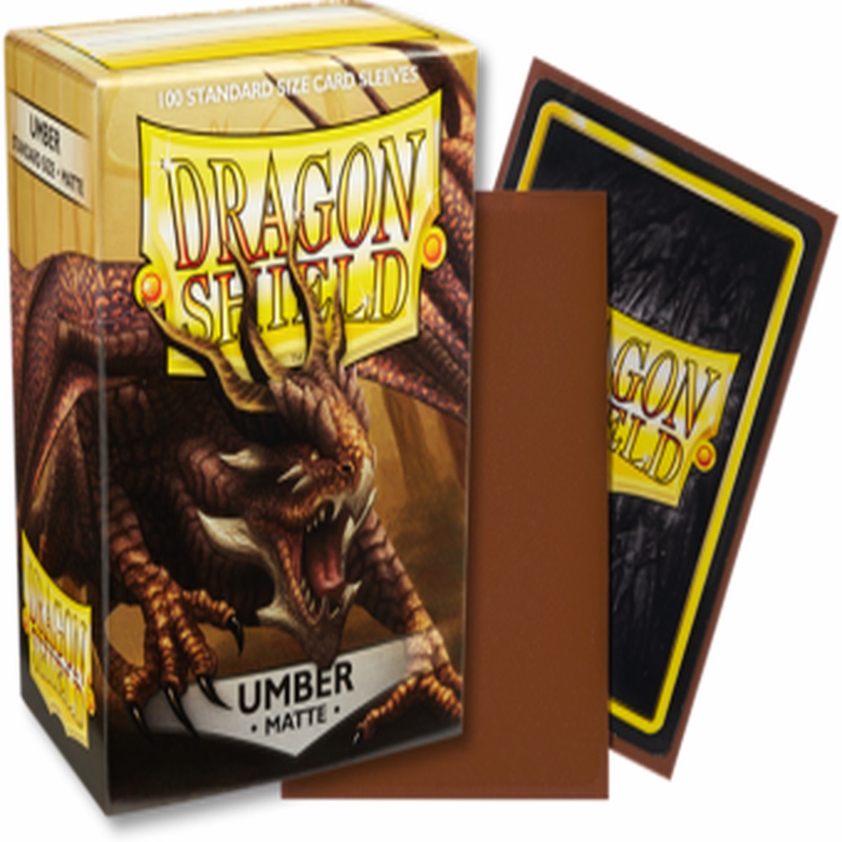 Dragon Shield Matte Standard Sleeves 100ct Umber (11011)