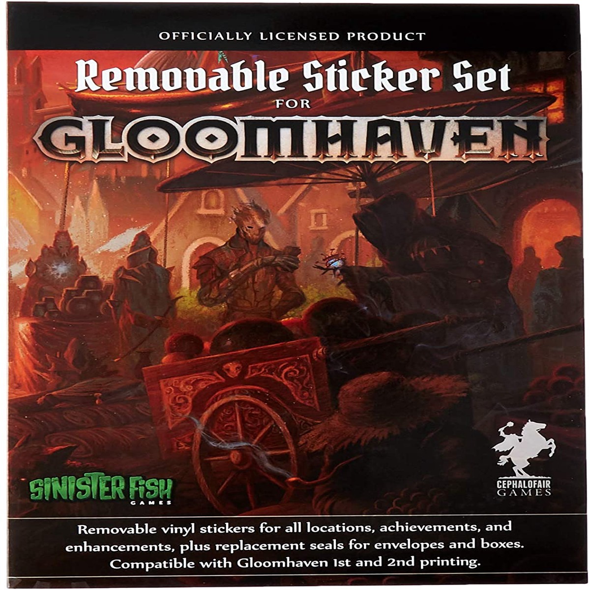 Gloomhaven Removable Sticker Pack