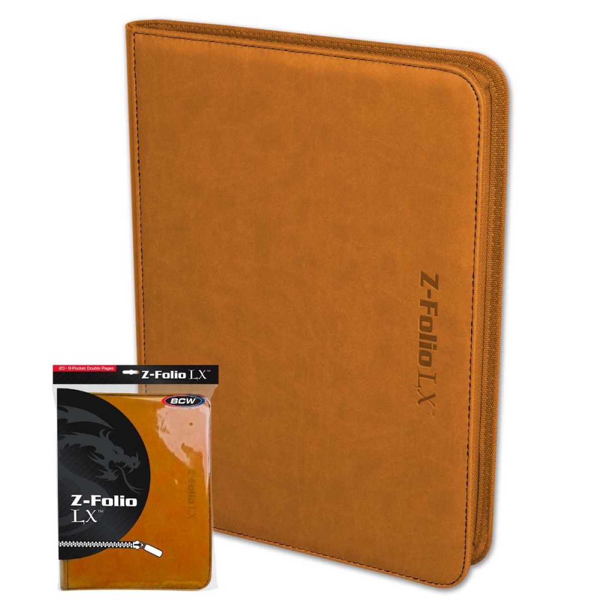 BCW Binder 9pkt Z-Folio LX Orange