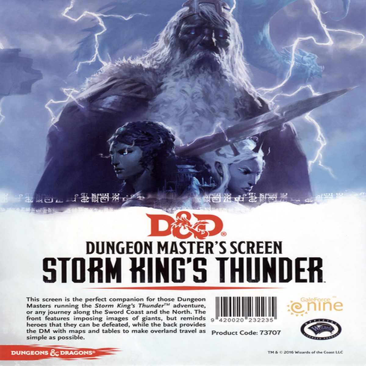 D&D 5e Dungeon Master's Screen: Storm King's Thunder