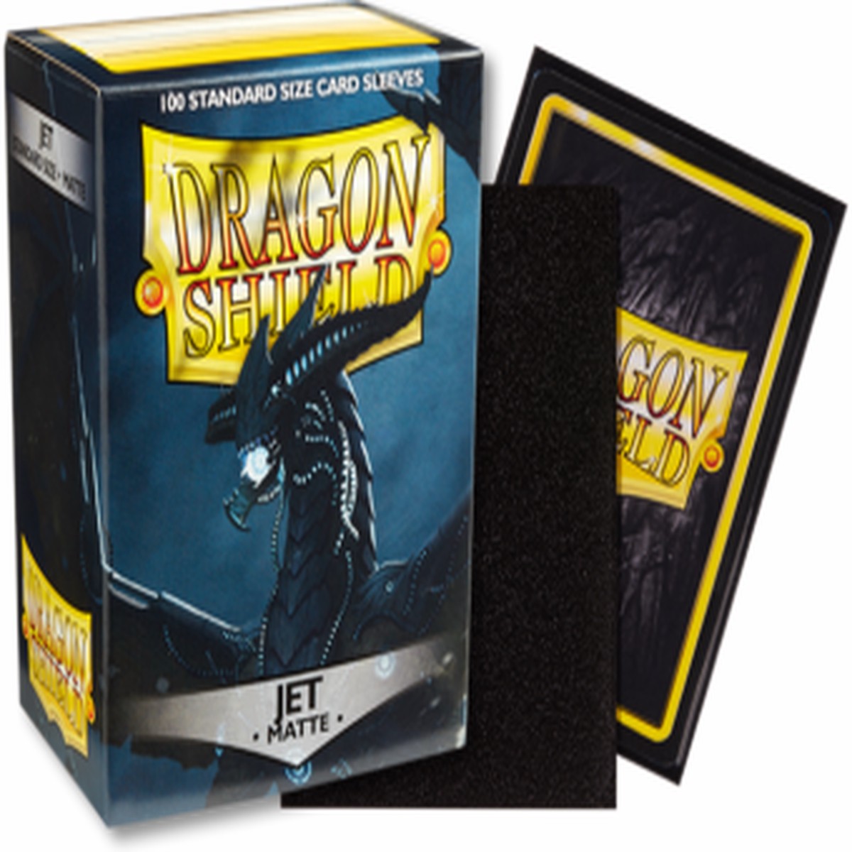 Dragon Shield Matte Standard Sleeves 100ct Jet (11024)