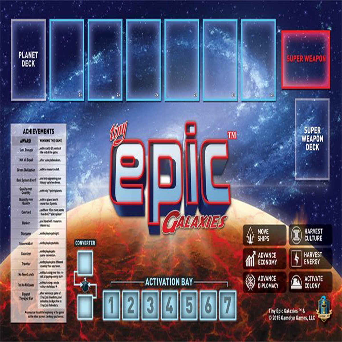 Tiny Epic Galaxies Playmat