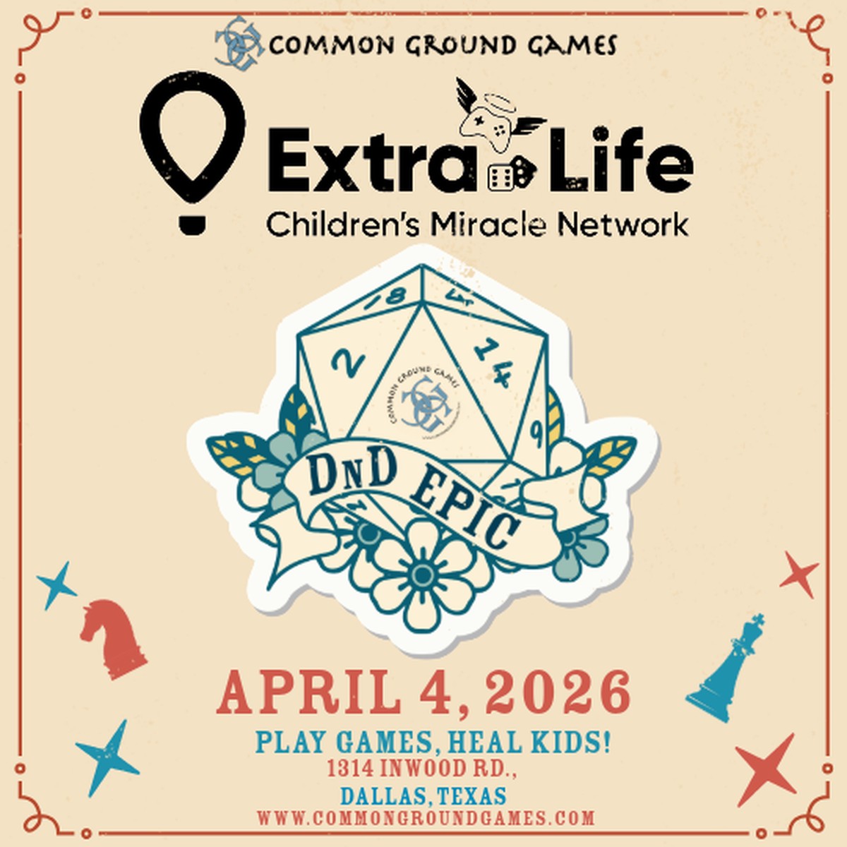 CGG Cares 2026: D&D Epic
