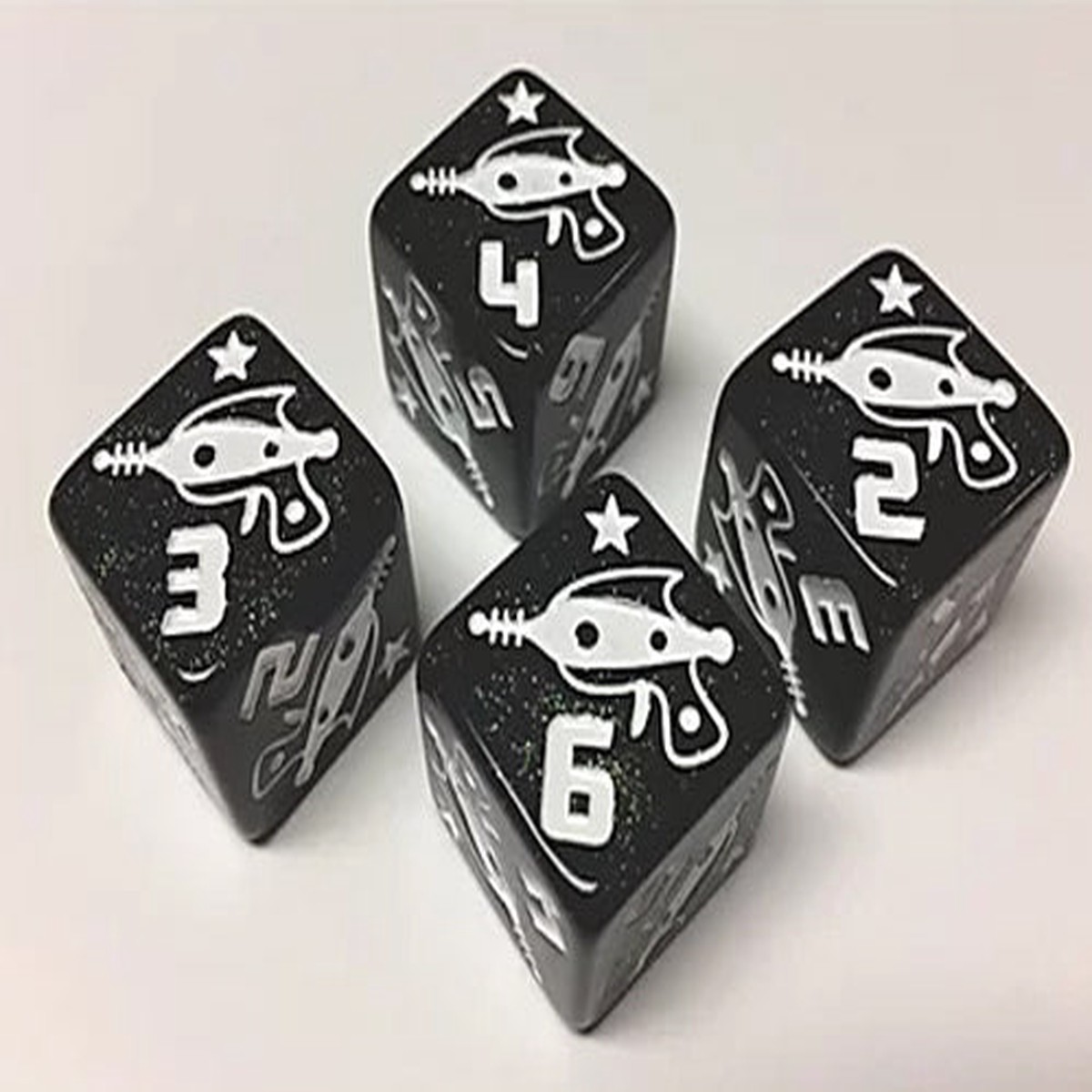 Black Oak Workshop Oblit-O-Tron Black Glitter Single D6