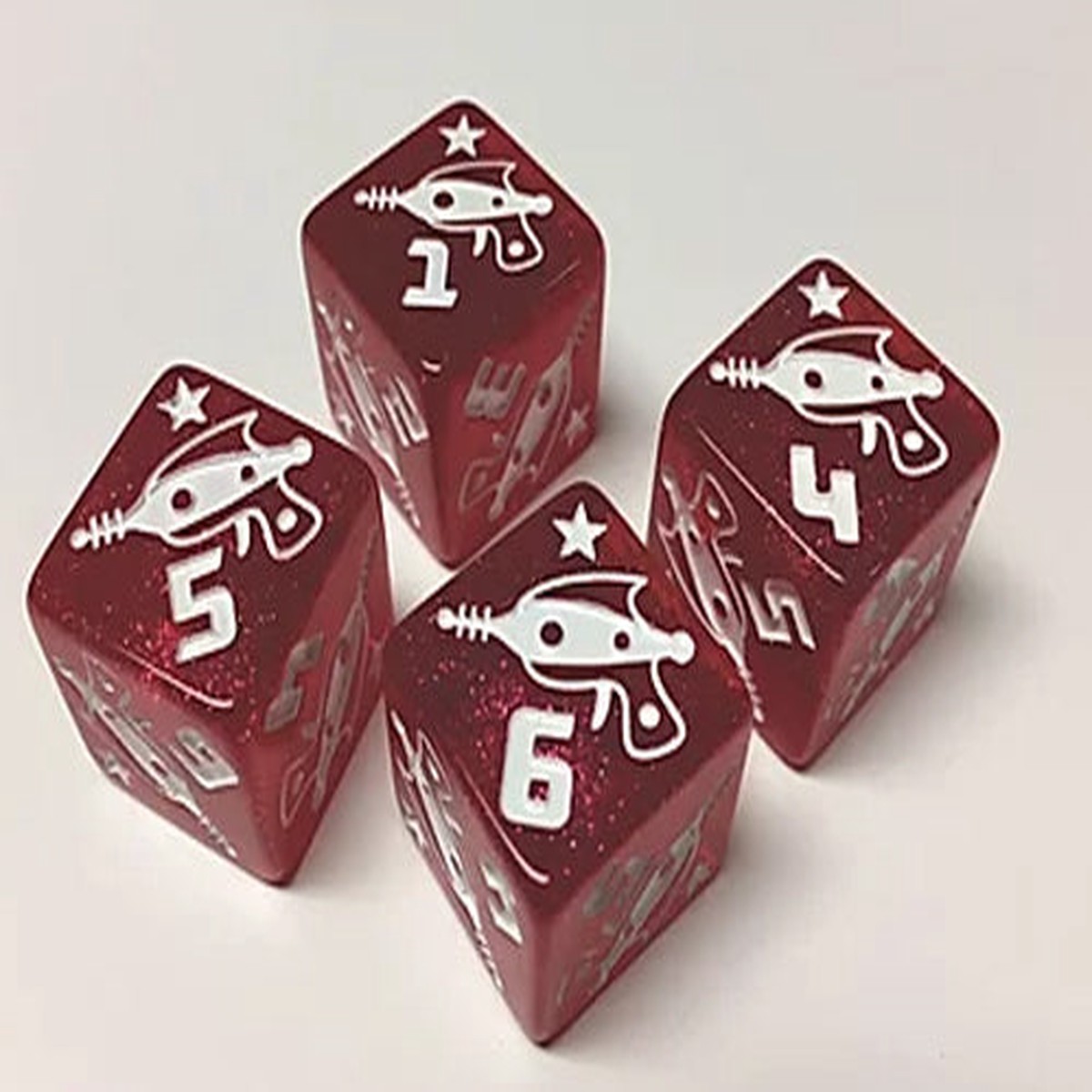 Black Oak Workshop Oblit-O-Tron Red Glitter Single D6