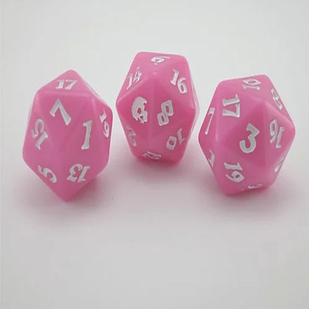 Black Oak Workshop Pink Dice of Death Single D20