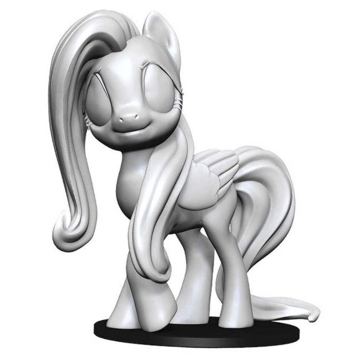 New Arrival My Little Pony Deep Cuts Unpainted Miniatures: Fluttershy