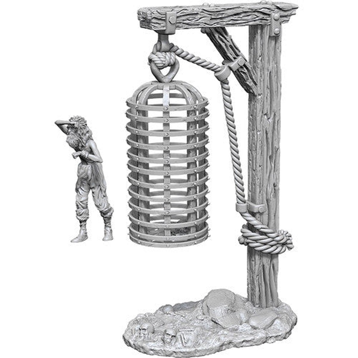 New Arrival WizKids Deep Cuts Unpainted Miniatures: Hanging Cage