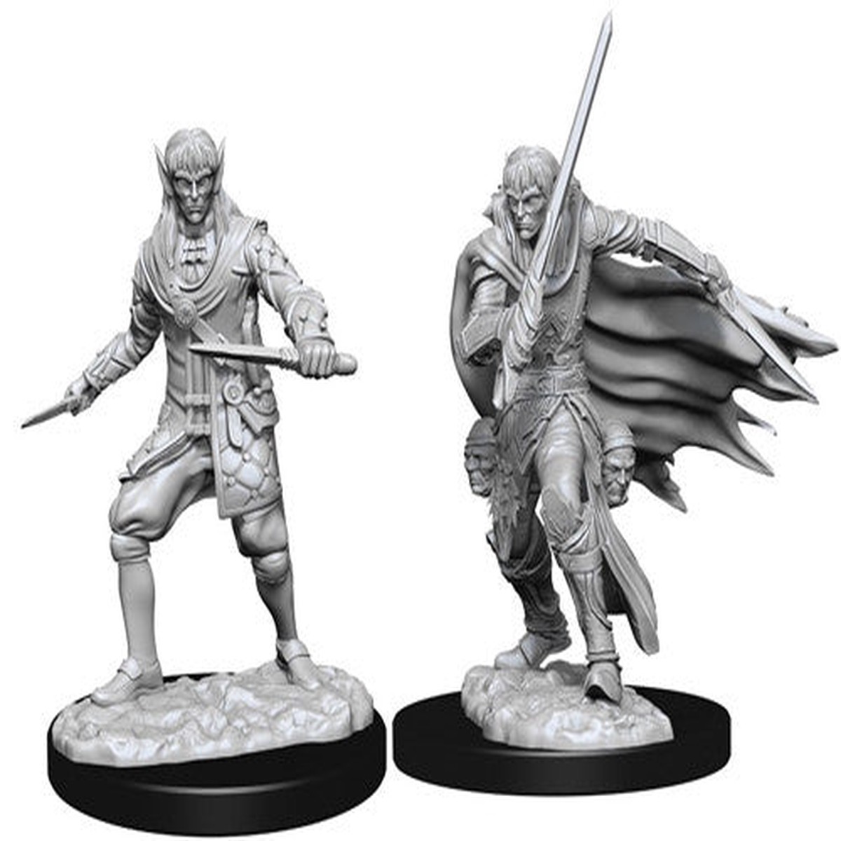 Pathfinder Deep Cuts Unpainted Miniatures: Male Elf Rogue