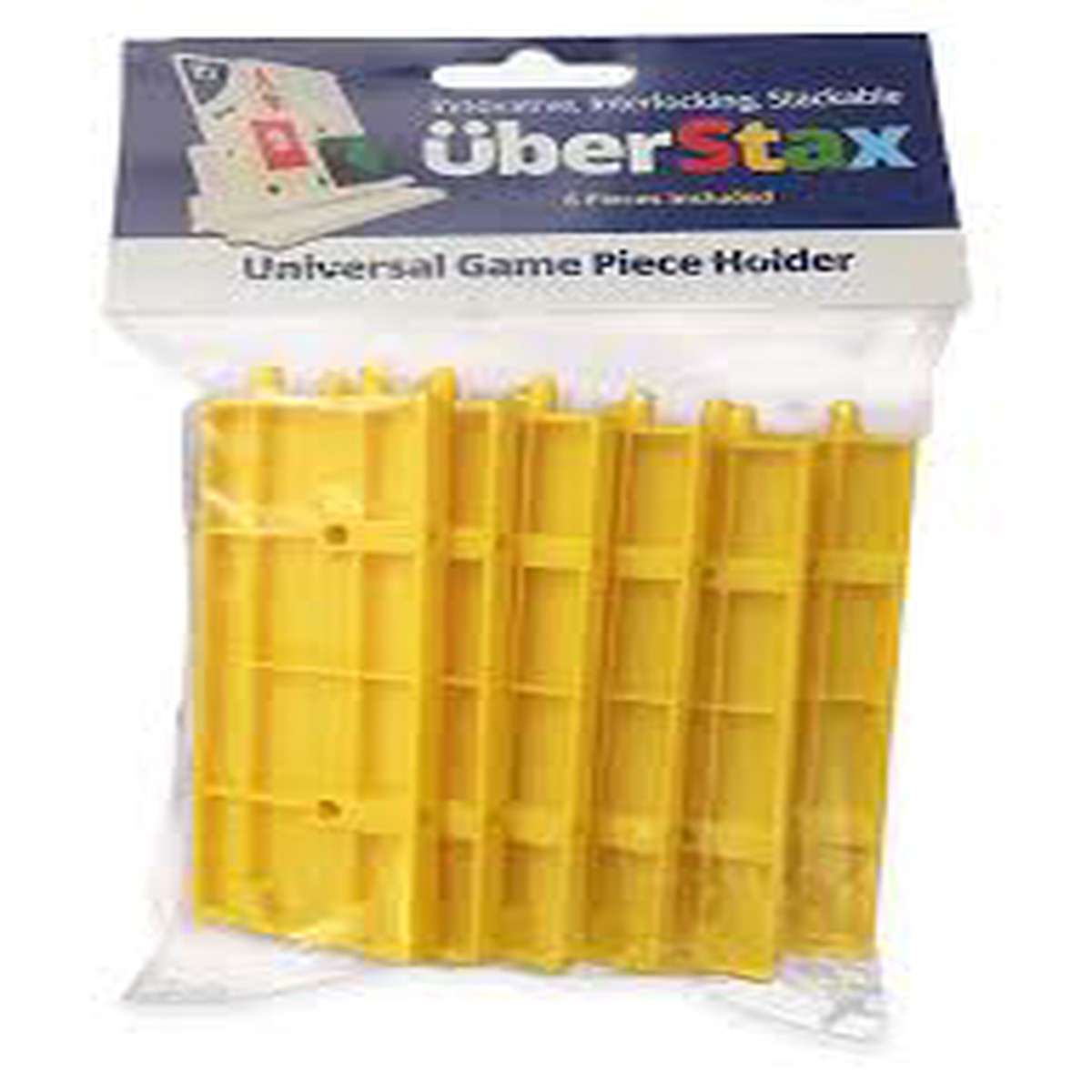 UberStax Universal Game Piece Holders - Yellow