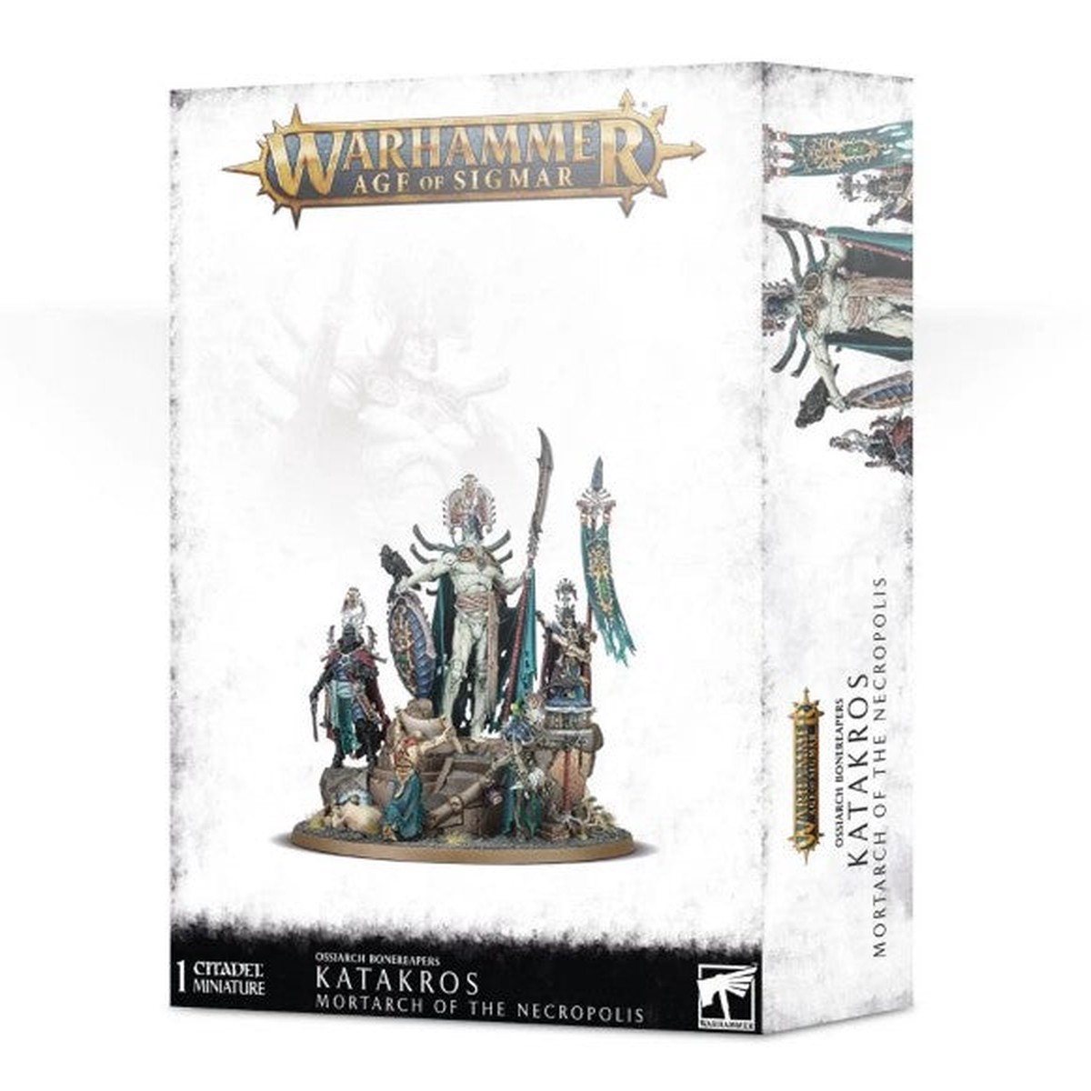 Age of Sigmar Ossiarch Bonereapers Katakros, Mortarch of the Necropolis
