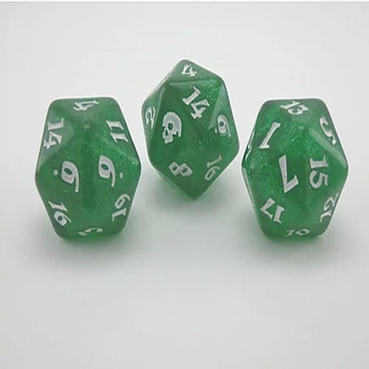 Black Oak Workshop Black Death Virulent Veridian Single D20
