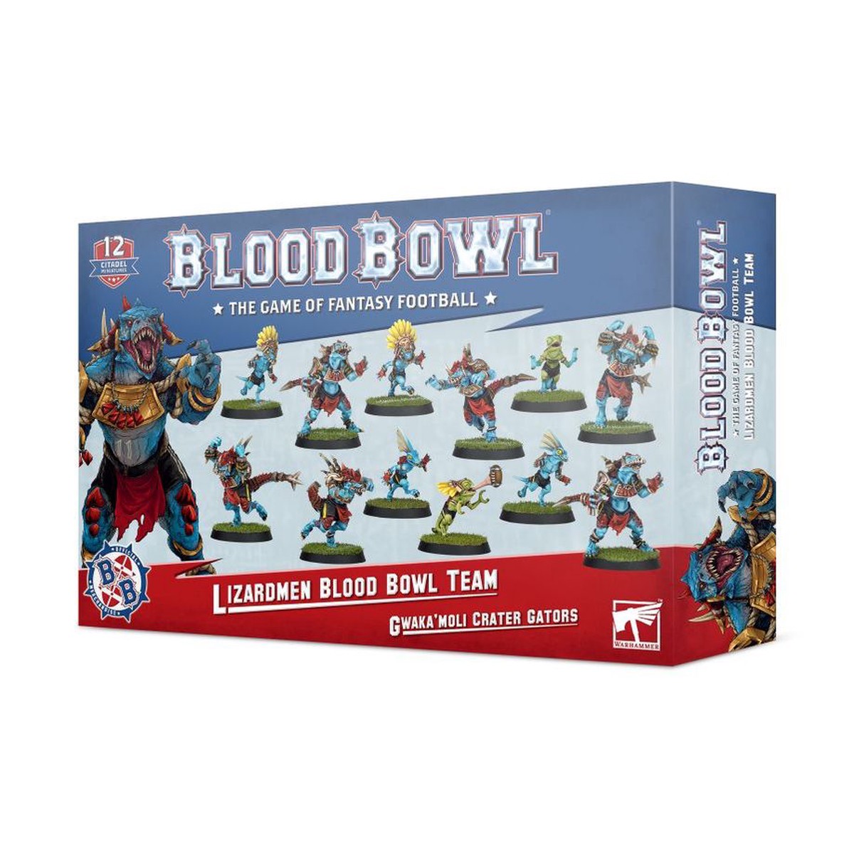Blood Bowl Lizardmen Team: Gwaka'moli Crater Gators