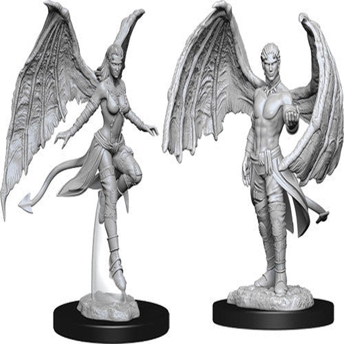 D&D Nolzur's Marvelous Unpainted Miniatures: Succubus & Incubus