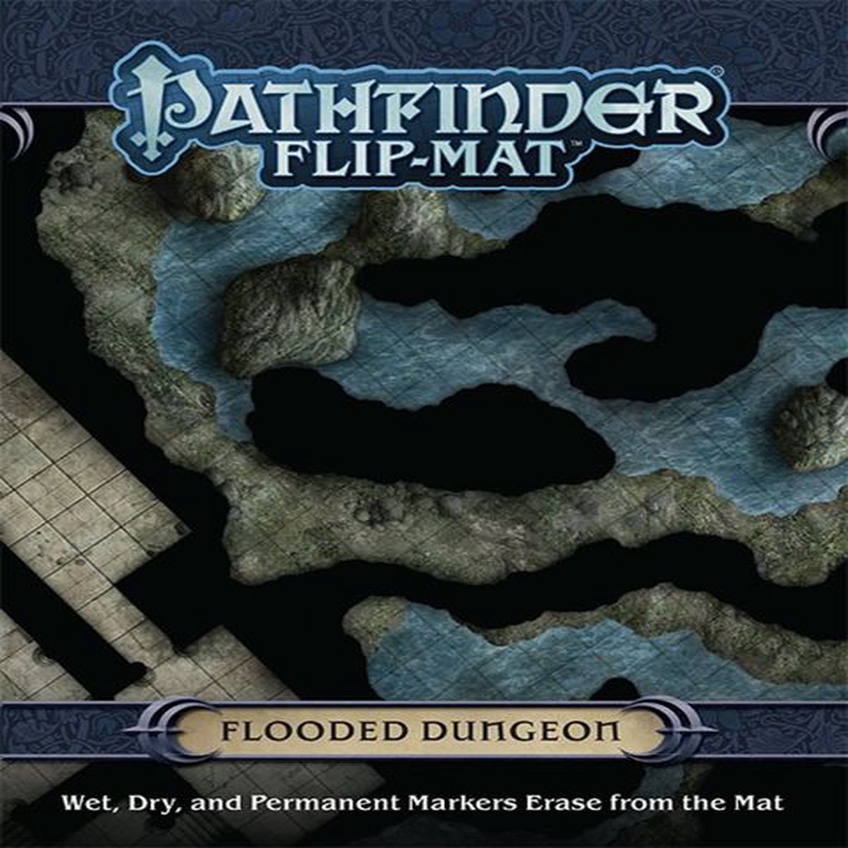 Pathfinder Flip Mat Flooded Dungeon
