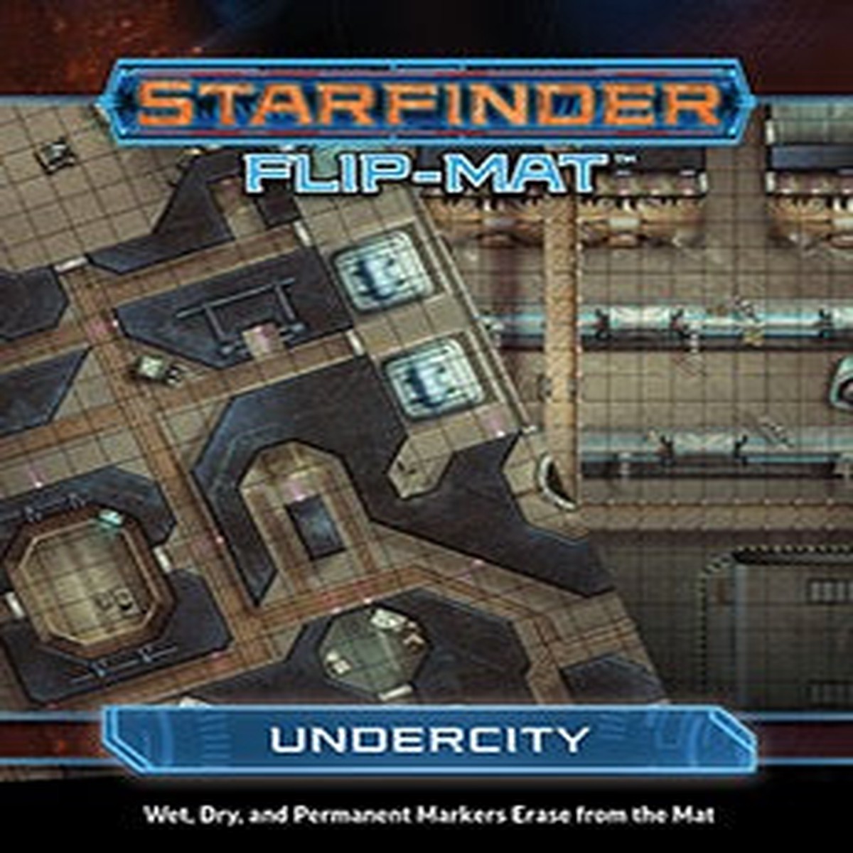 Starfinder Flip Mat Undercity