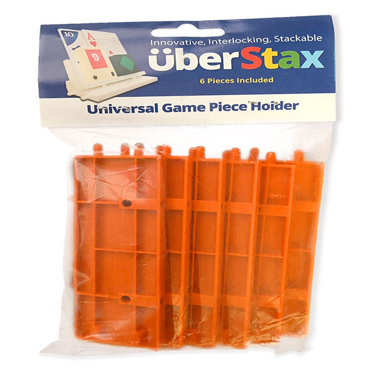 UberStax Universal Game Piece Holders - Orange
