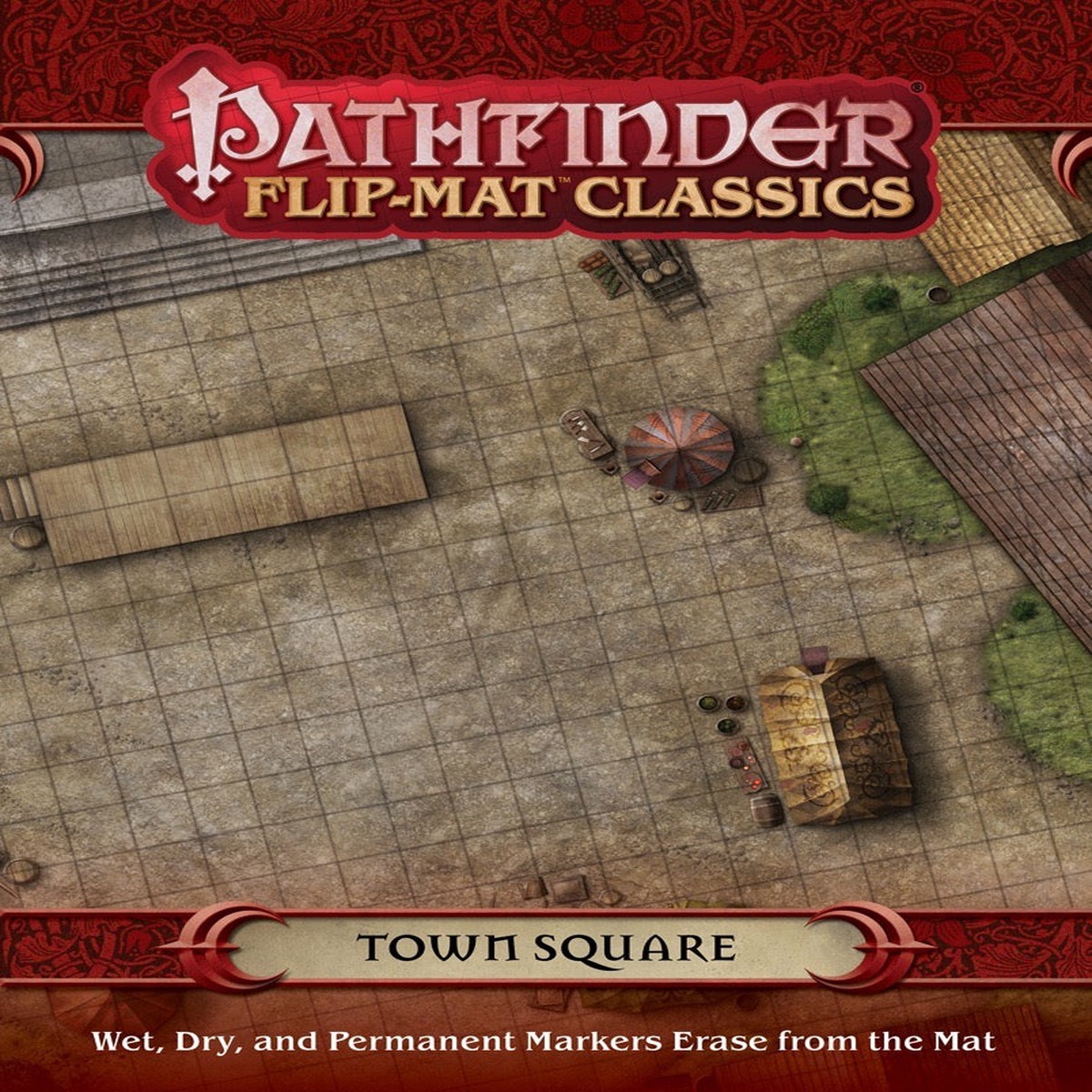 Pathfinder Flip Mat Classics Town Square