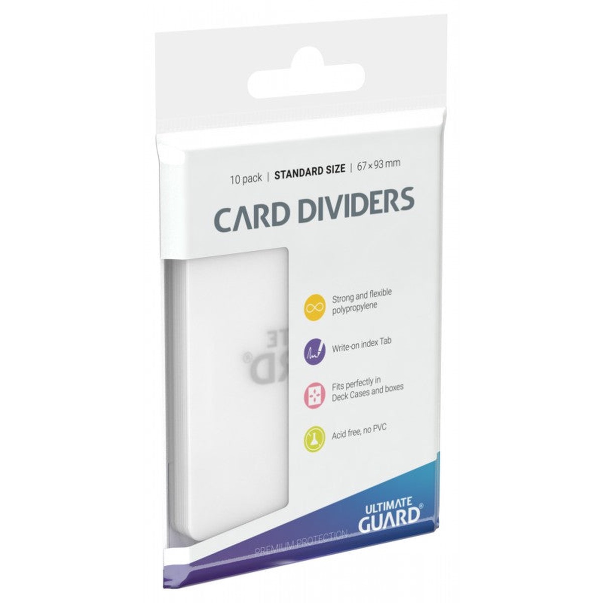 Ultimate Guard Card Dividers 10ct Clear (10089)