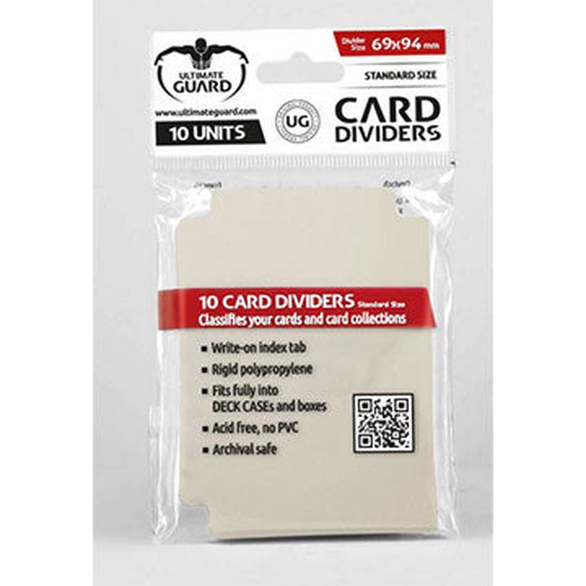 Ultimate Guard Card Dividers 10ct Sand (10360)