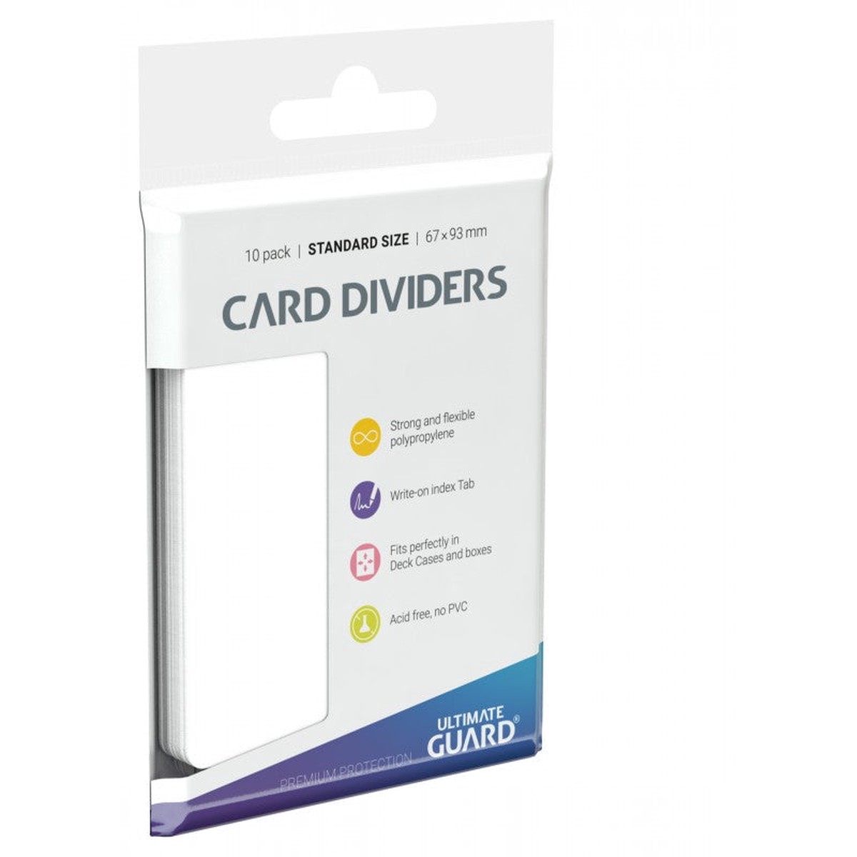 Ultimate Guard Card Dividers 10ct White (10080)