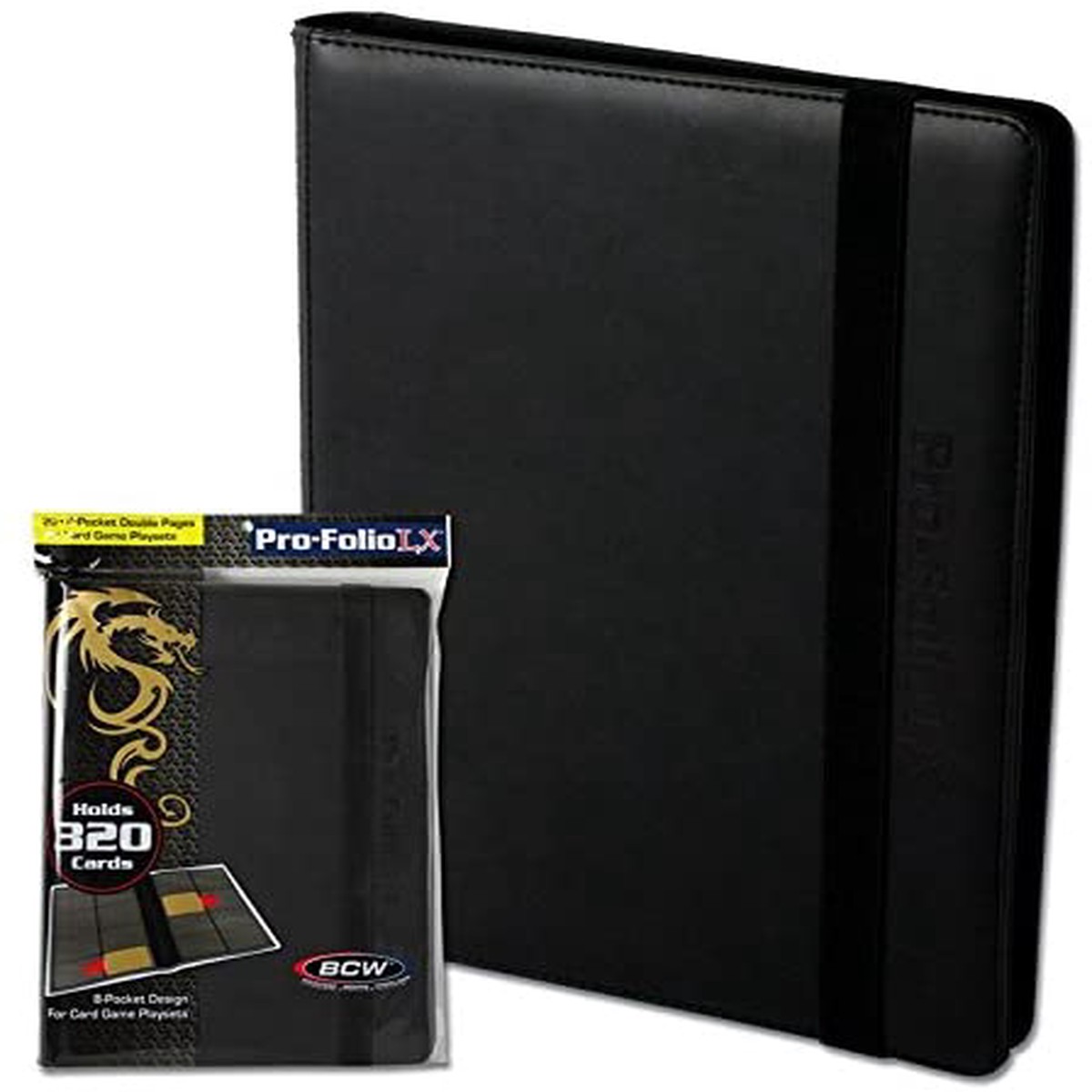 BCW Binder 8pkt Pro-Folio LX Black