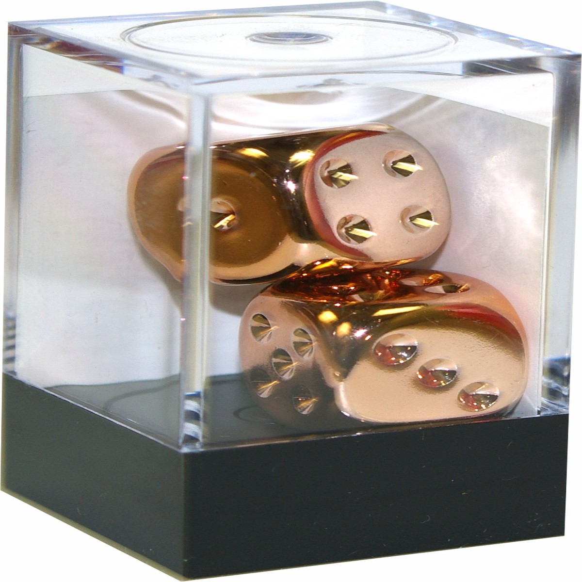 Chessex 16mm Copper Plated 2ct D6 Set (29011)