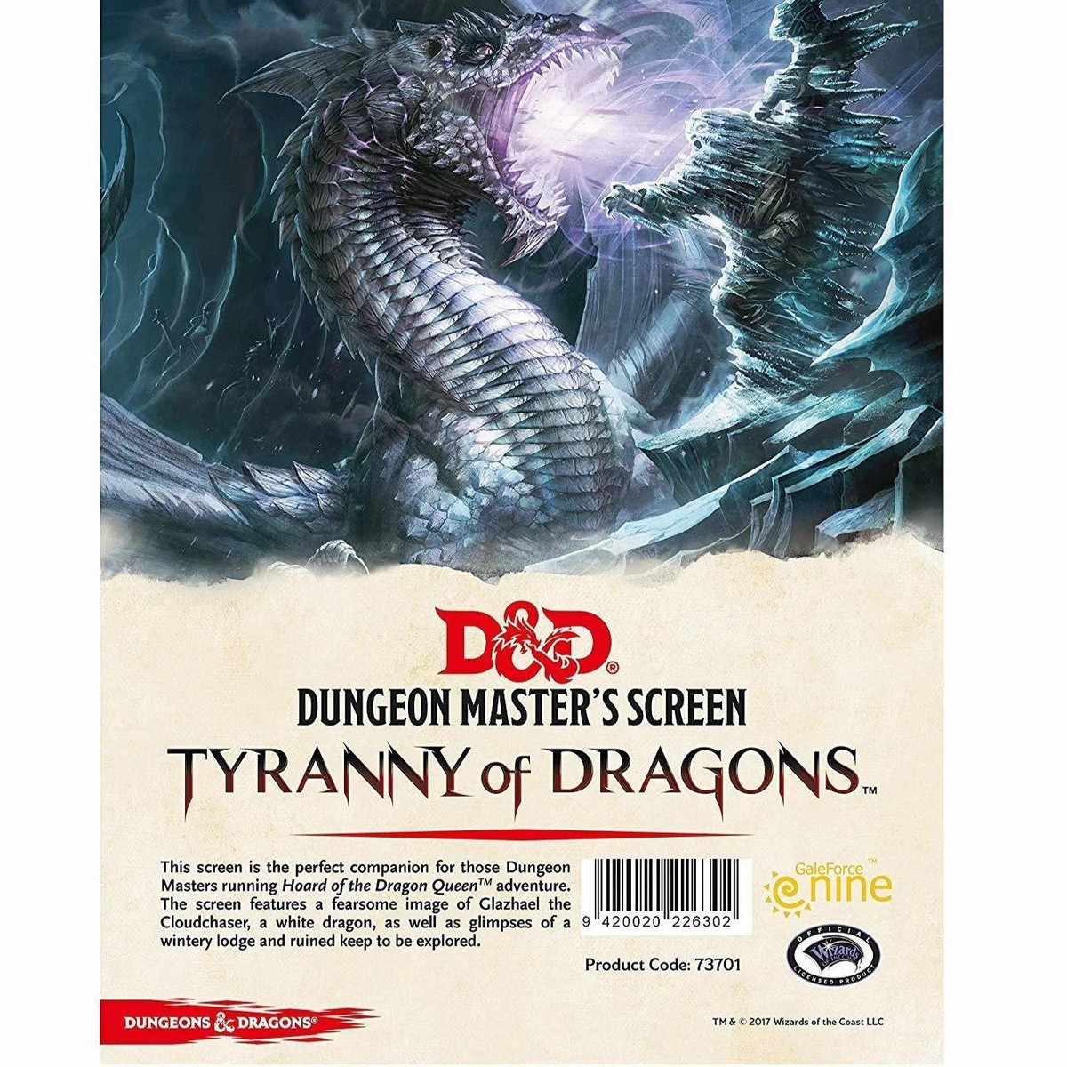 D&D 5e Dungeon Master's Screen: Tyranny of Dragons
