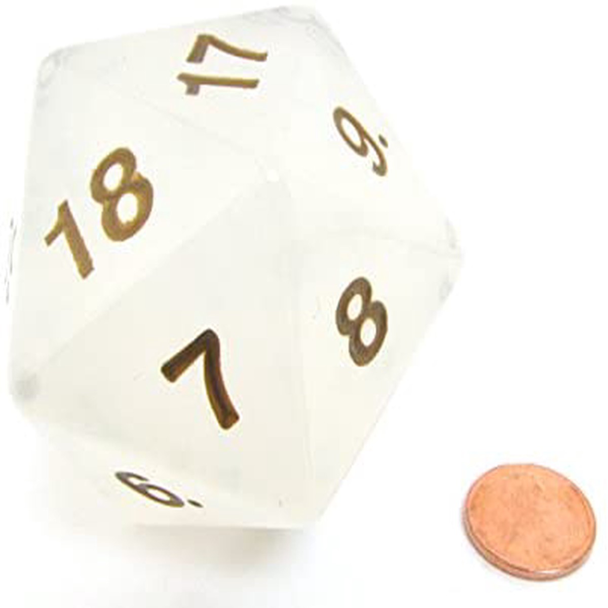 Koplow D20 55mm Spindown Pearl with Gold