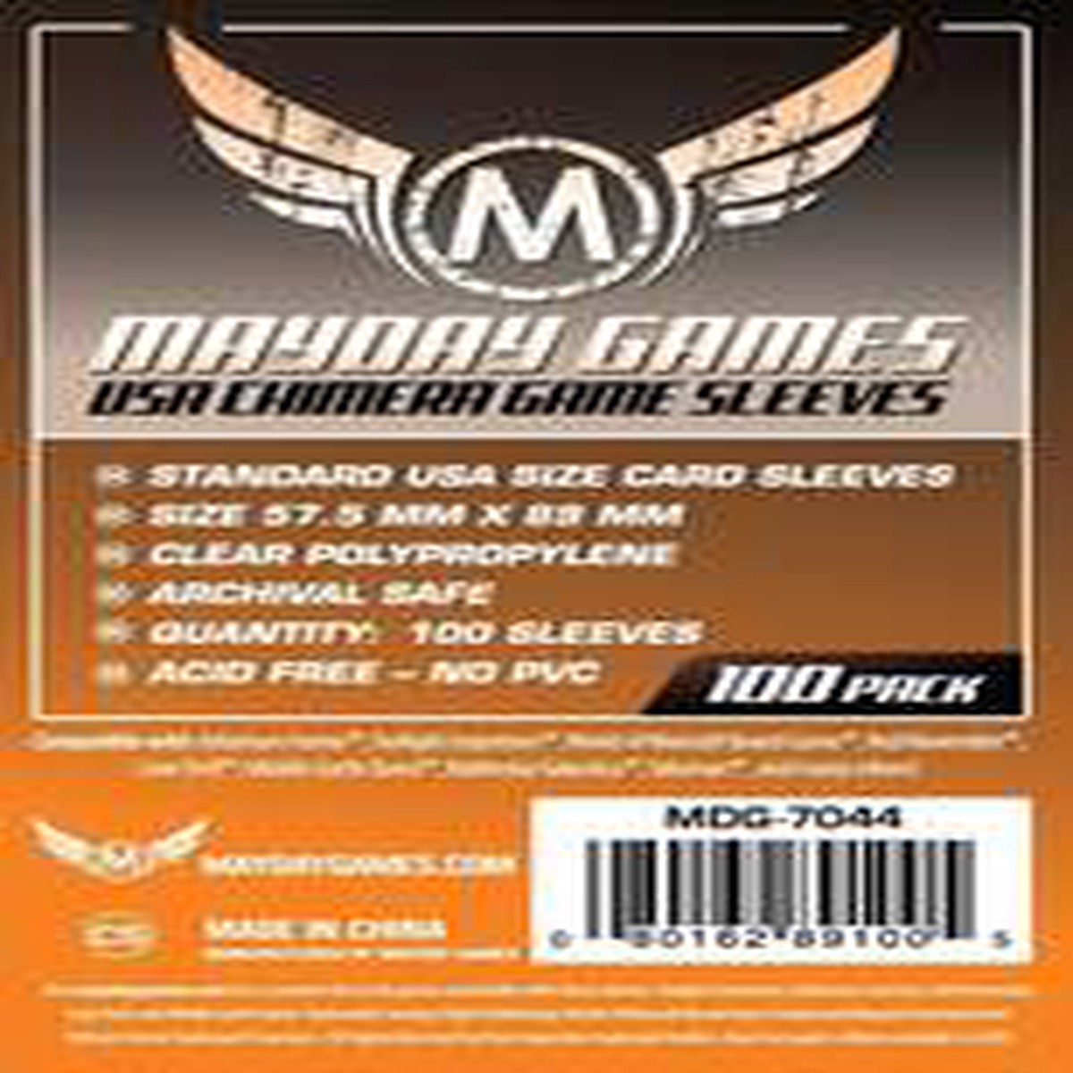 Mayday Games Board Game Sleeves 100ct 57.5x89mm Chimera
