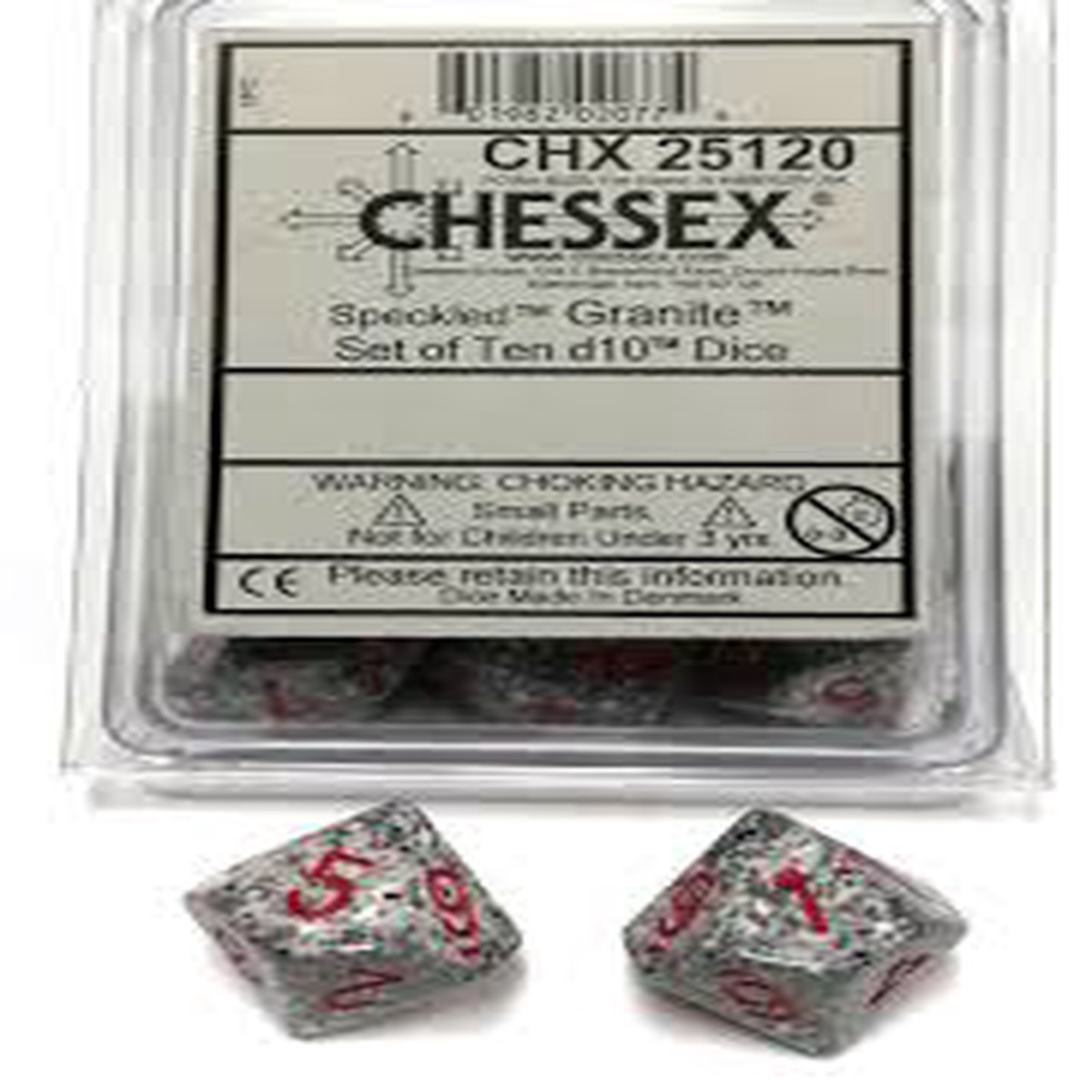Chessex Speckled Granite 10ct D10 Set (25120)
